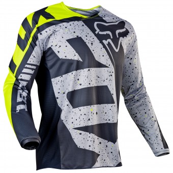 Cross Trikot FOX 180 Nirv Grey Yellow 086 Cross Trikot FOX 180 Nirv Grey Yellow 086