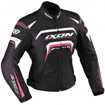 Motorradjacke Ixon Lover Schwarz Weiß Fushia Motorradjacke Ixon Lover Schwarz Weiß Fushia