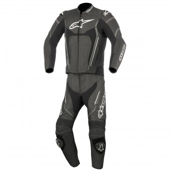 Motorrad-Lederkombi Alpinestars Motegi V2 2PC Black Anthracite White Motorrad-Lederkombi Alpinestars Motegi V2 2PC Black Anthracite White