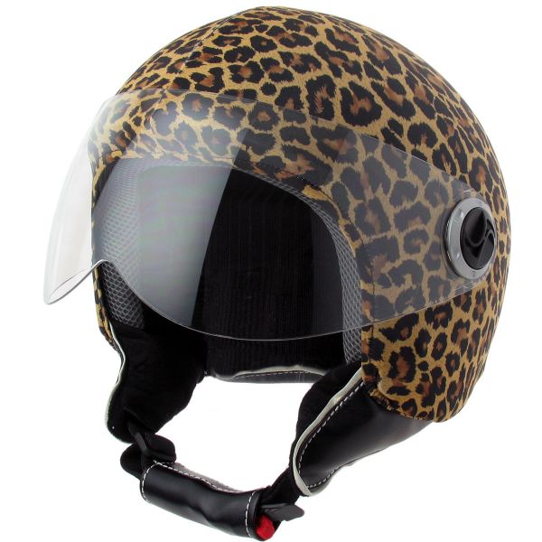 Zubeh�r Helmetdress Helm�berzug Leopard