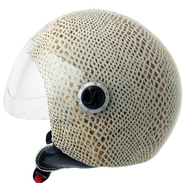 Helmetdress Helm�berzug Snake Natural