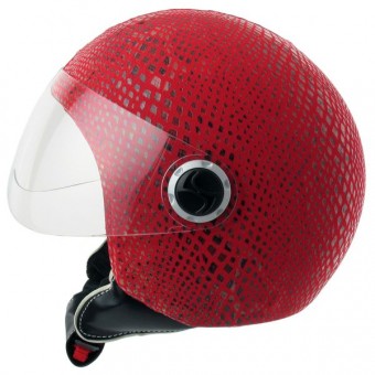 Helmetdress Helm�berzug Snake Red