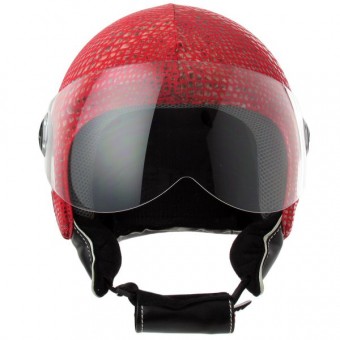 Helmetdress Helm�berzug Snake Red