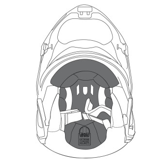 Helm-Innenfutter AGV Innenfutter Sportmodular Helm-Innenfutter AGV Innenfutter Sportmodular
