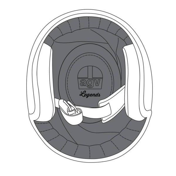 Helm-Innenfutter AGV Innenfutter X70 Helm-Innenfutter AGV Innenfutter X70