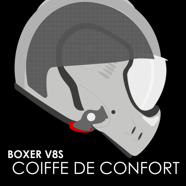 Helm-Innenfutter Roof Innenfutter Boxer V8 S Helm-Innenfutter Roof Innenfutter Boxer V8 S