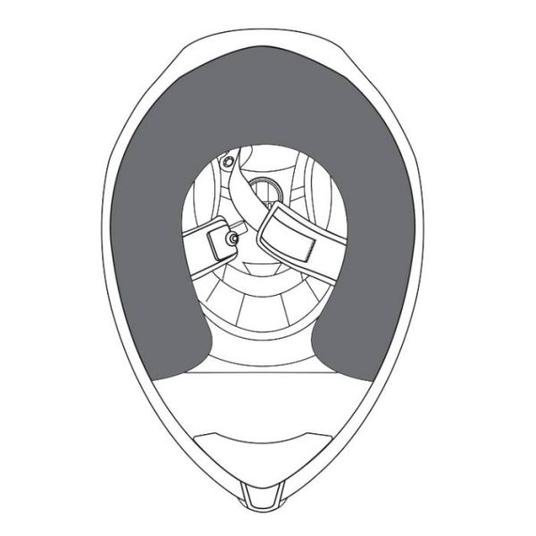 Helm-Innenfutter AGV Wangenpolster Compact ST