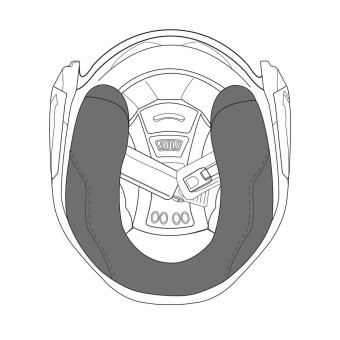 Helm-Innenfutter AGV Wangenpolster K-5 Jet Helm-Innenfutter AGV Wangenpolster K-5 Jet