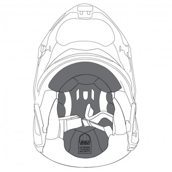 Helm-Innenfutter AGV Innenfutter Tourmodular Helm-Innenfutter AGV Innenfutter Tourmodular