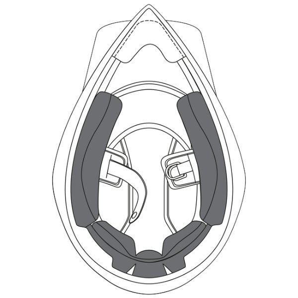 Helm-Innenfutter AGV Wangenpolster-Set AX9