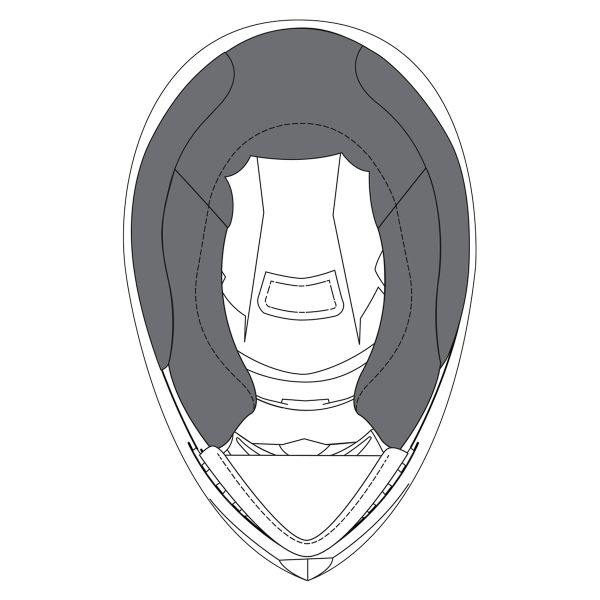 Helm-Innenfutter AGV Wangenpolster K3