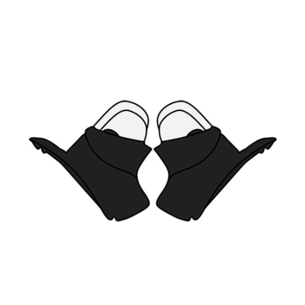 Helm-Innenfutter Airoh Wangenpolster Commander Carbon