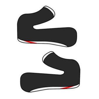 Helm-Innenfutter Airoh Wangenpolster-Set GP 800 Helm-Innenfutter Airoh Wangenpolster-Set GP 800