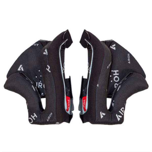Helm-Innenfutter Airoh Schwarzes Wangenpolster-Set Twist 3 Helm-Innenfutter Airoh Schwarzes Wangenpolster-Set Twist 3