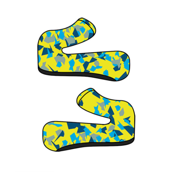 Helm-Innenfutter Airoh Wangenpolster Twist 2.0 Gelb