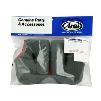 Helm-Innenfutter Arai Wangenpolster rot MX-V