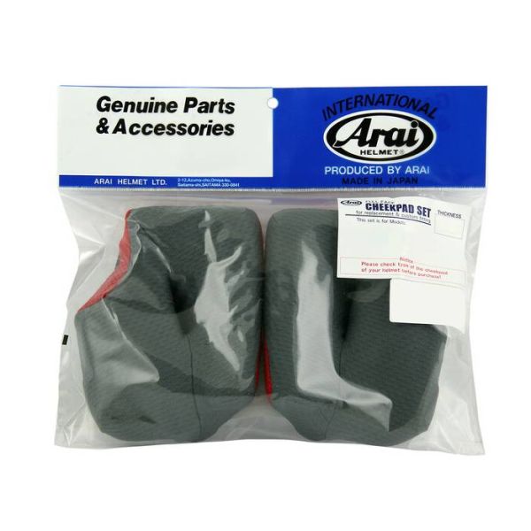 Helm-Innenfutter Arai Wangenpolster rot MX-V