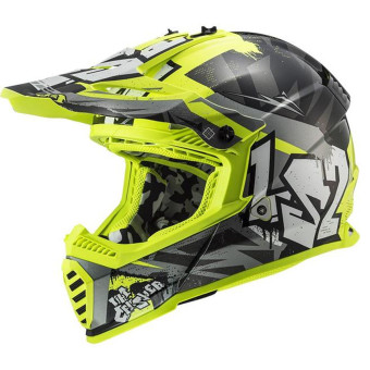 LS2 Innenausstattung Komplett Fluo Gelb Fast II Mini MX437