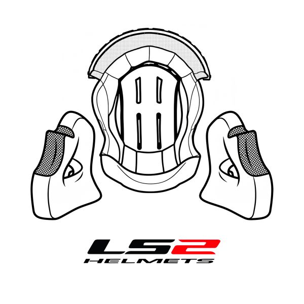 Helm-Innenfutter LS2 Komplette Innenausstattung Kid FF812