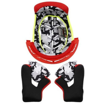Helm-Innenfutter LS2 Komplette Innenausstattung rot Fast Evo MX437 Helm-Innenfutter LS2 Komplette Innenausstattung rot Fast Evo MX437