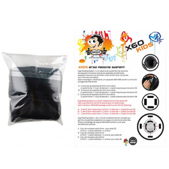Helm-Innenfutter Nexx Ergo Padding System SX.60 Kids
