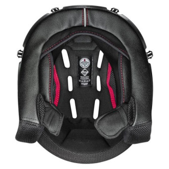 Helm-Innenfutter Nolan Haube Black Red N90-3 Helm-Innenfutter Nolan Haube Black Red N90-3