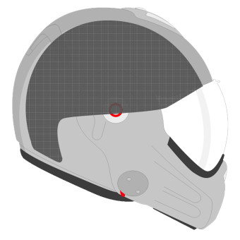 Helm-Innenfutter Roof Haube RO32 Desmo 3 Carbon Helm-Innenfutter Roof Haube RO32 Desmo 3 Carbon