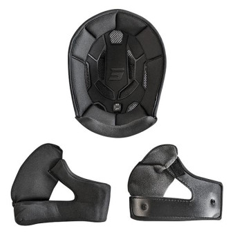 Helm-Innenfutter SHOT Innenausstattung komplett schwarz Furious 22.06 Helm-Innenfutter SHOT Innenausstattung komplett schwarz Furious 22.06
