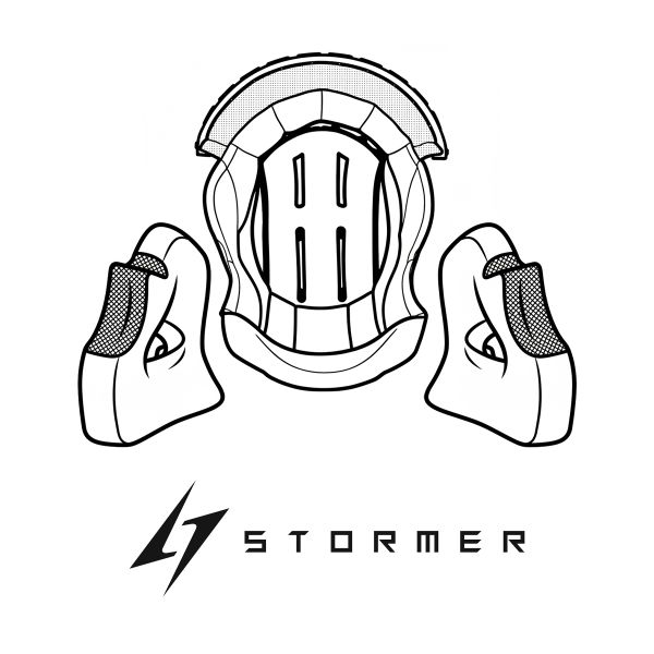 Helm-Innenfutter Stormer Komplette Inneneinrichtung Crusher