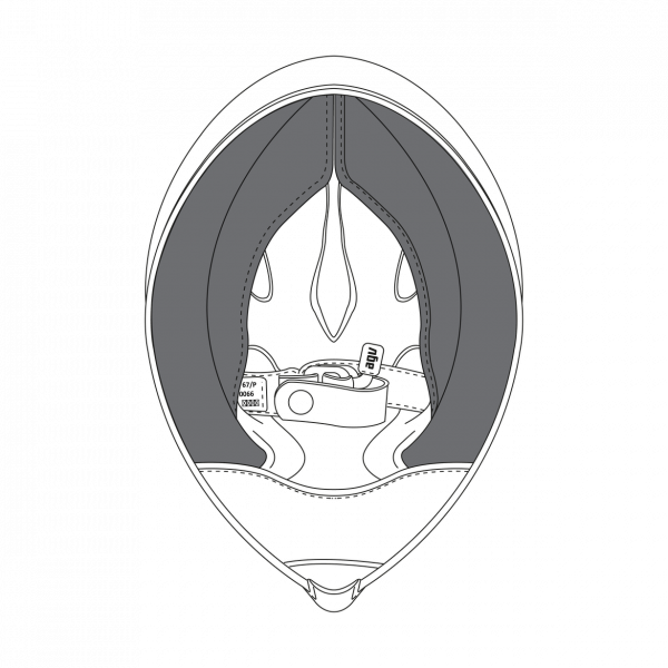 Helm-Innenfutter AGV Wangenpolster Pista GP R