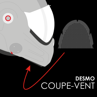 Helm-Ersatzteile Roof Windabweiser Desmo Helm-Ersatzteile Roof Windabweiser Desmo