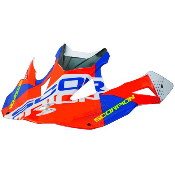 Helm-Ersatzteile Scorpion Peak VX-15 Evo Air Akra White Red Blue