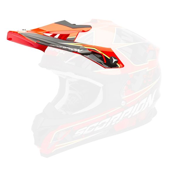 Helm-Ersatzteile Scorpion VX-15 Evo Air Magma Peak Red Fluo