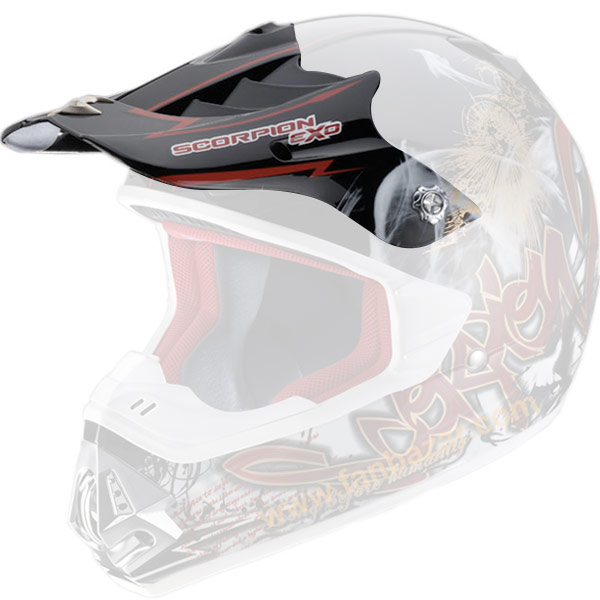 Helm-Ersatzteile Scorpion Casquette VX-17 Air Eternity Schwarz Rot
