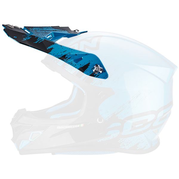 Helm-Ersatzteile Scorpion Helmschirm VX-21 Air Mudirt Black Sky Blue