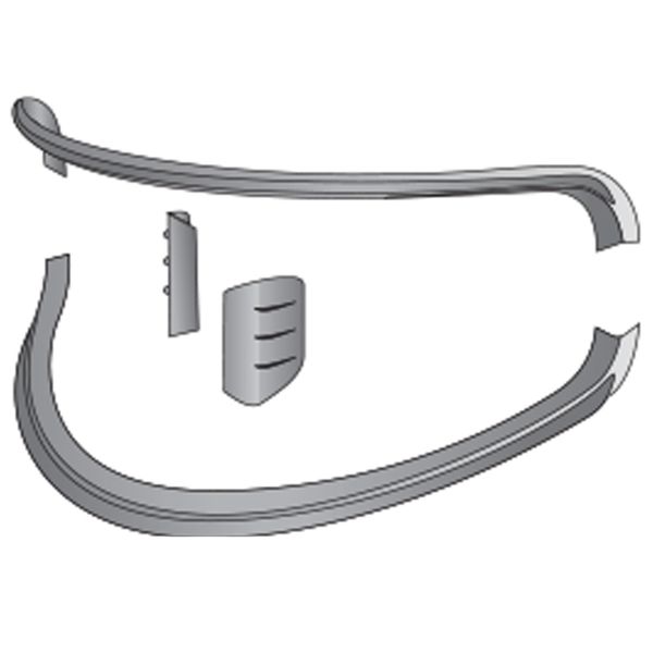 Helm-Ersatzteile Shark Kit Sichtfelddichtung S900 - S700 Helm-Ersatzteile Shark Kit Sichtfelddichtung S900 - S700