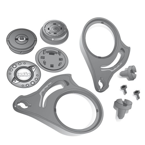 Helm-Ersatzteile Shark Befestigungskit RSF