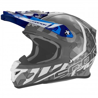 Helm-Ersatzteile Scorpion Helmschirm VX-21 Furio Blue White