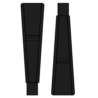 Helm-Ersatzteile Airoh Kinnriemenabdeckung GP 800 Helm-Ersatzteile Airoh Kinnriemenabdeckung GP 800