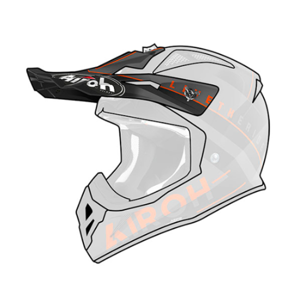 Helm-Ersatzteile Airoh Mu¼tze Aviator Ace Amaze Orange