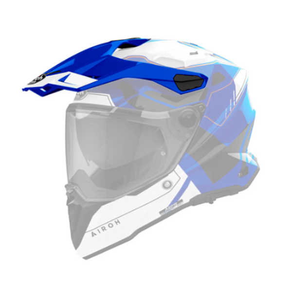 Helm-Ersatzteile Airoh Mu¼tze Commander 2 Reveal blue gloss