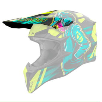 Helm-Ersatzteile Airoh Muütze Wraaap Cyber yellow matt Helm-Ersatzteile Airoh Muütze Wraaap Cyber yellow matt