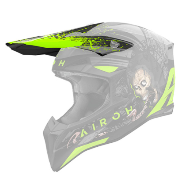 Helm-Ersatzteile Airoh Mu¼tze Wraaap Darkness matt