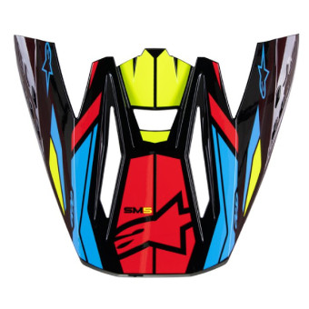 Helm-Ersatzteile Alpinestars Mu¼tze S-M5 22.06 Action 2 Black yellow fluo bright red