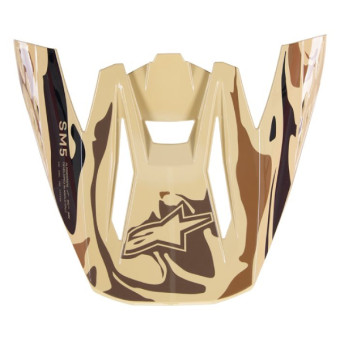 Helm-Ersatzteile Alpinestars Mu¼tze S-M5 22.06 Mineral Dark brown kangaroo matt