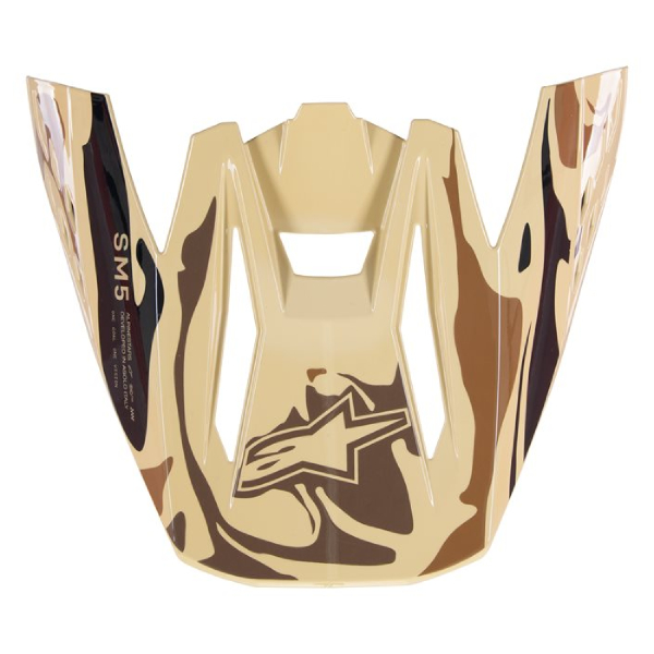 Helm-Ersatzteile Alpinestars Mu¼tze S-M5 22.06 Mineral Dark brown kangaroo matt