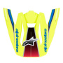 Helm-Ersatzteile Alpinestars Mu¼tze S-M5 22.06 Sail Yellow fluo enamel blue silver