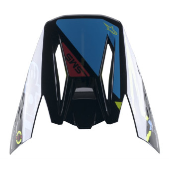 Helm-Ersatzteile Alpinestars Muütze S-M5 Action Black cyan yellow fluo glossy Helm-Ersatzteile Alpinestars Muütze S-M5 Action Black cyan yellow fluo glossy