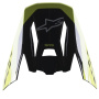 Helm-Ersatzteile Alpinestars Mu¼tze S-M5 Beam Black yellow fluo glossy