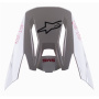 Helm-Ersatzteile Alpinestars Mu¼tze S-M5 Bond White red glossy
